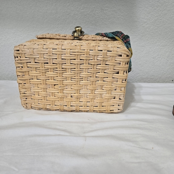 Patricia Nash Woven Handbag with Leather Accents Size S - Picture 6 of 12